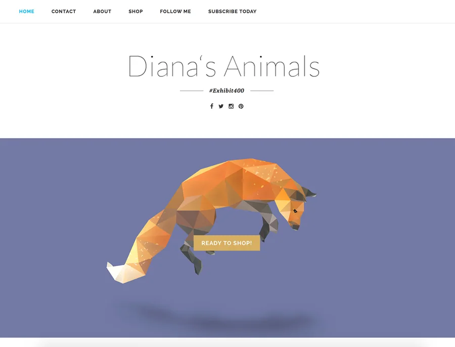 A digital home for Diana’s Animals