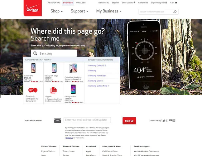 A more helpful 404