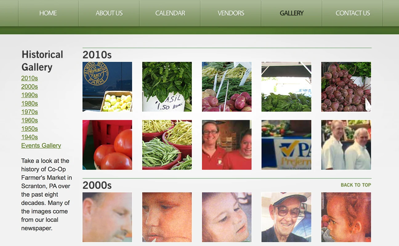 Co-op Farmers Market — original project detail 2