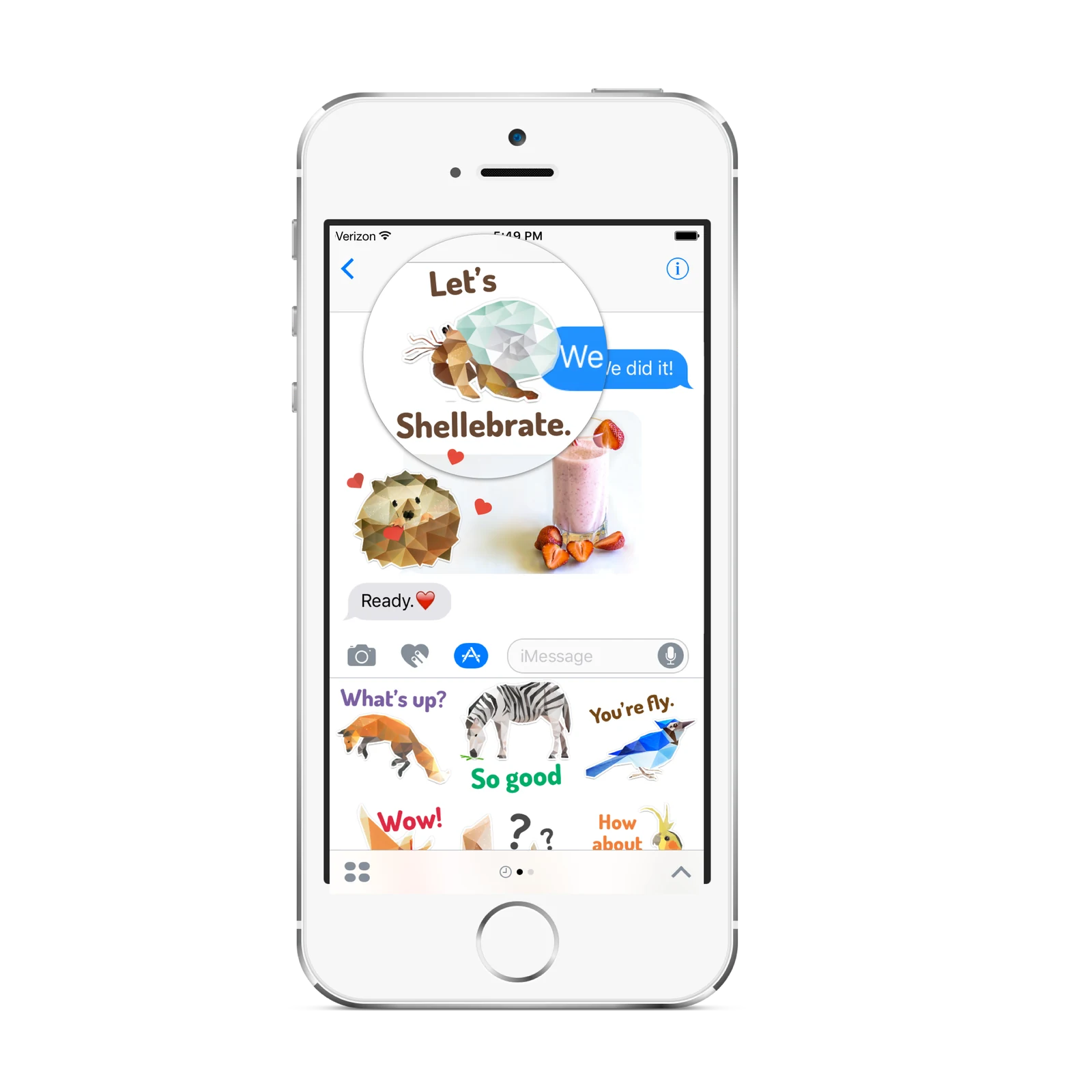 Diana’s Animals stickers — original project detail 4