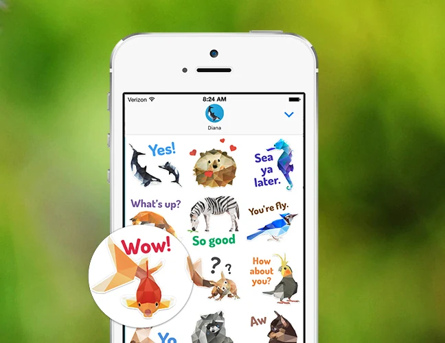 Diana’s Animals stickers