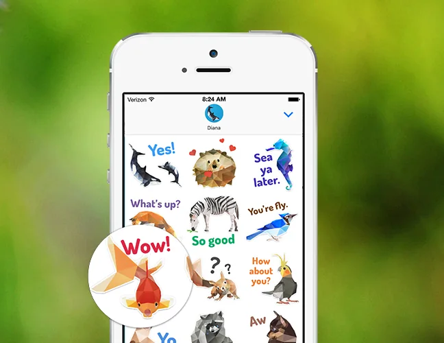 Diana’s Animals stickers