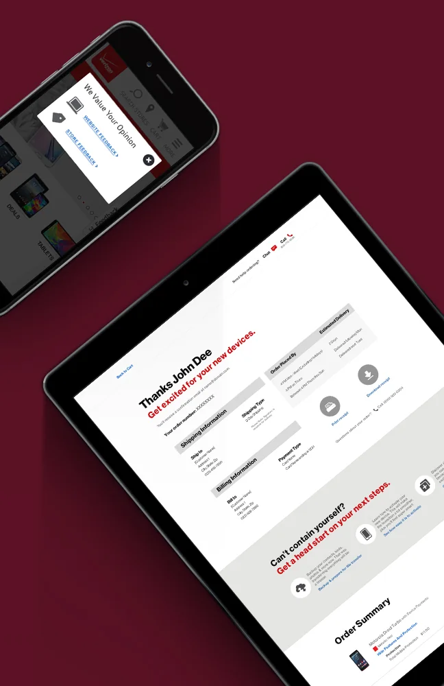 Receipt redesign